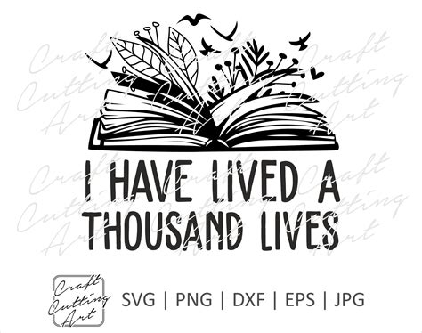 I Have Lived A Thousand Lives File For Cutting Includes Svg Etsy Ireland