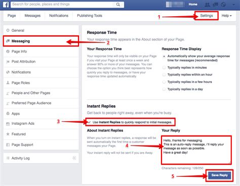 How To Set Up An Auto Reply In Facebook Messaging Ninja Team