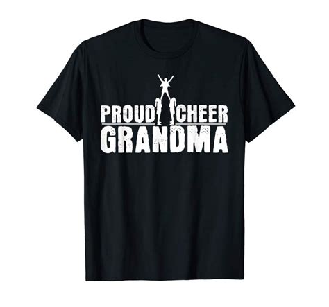 Cool Cheerleading T Shirt Grandma Cheerleader Shirt Grandmother Teesdesign