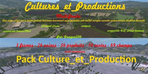Fs17 Pack Cultures Et Production V10 Farming Simulator
