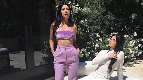 Kourtney Kardashian Poses In Wildly Sexy Style With Kylie Jenner While Their Exes Hang Out