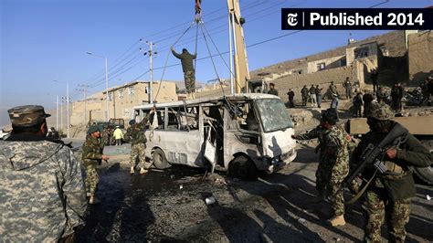 In 2 Attacks Suicide Bombers Kill At Least 6 In Kabul The New York Times