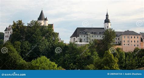 Schwarzenberg Germany June 8 2023 Schwarzenberg Castle And St