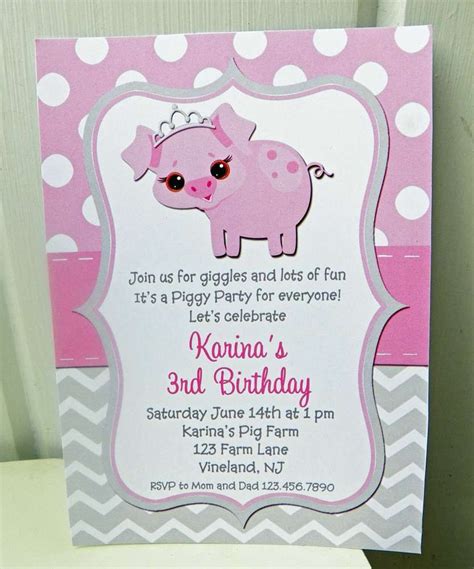 Let S Pig Out Piggy Birthday Party Invitation Artofit