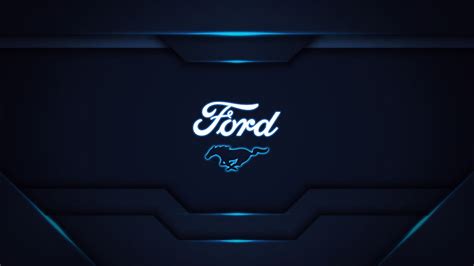 Ford Logo Wallpaper 4k