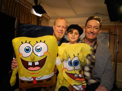 The Spongebob Movie Sponge Out Of Water Con Meets Tom Kenny And Bill