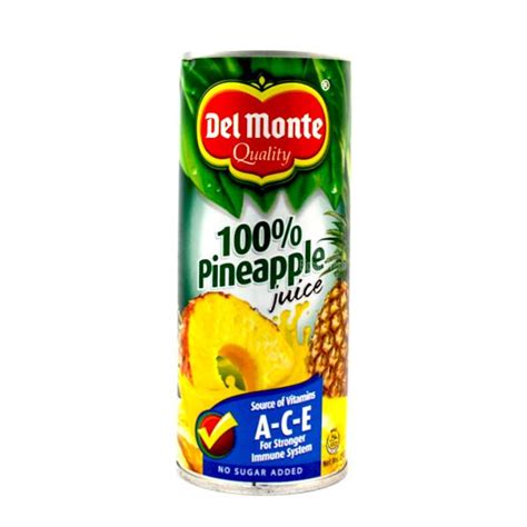 Del Monte Pineapple Juice With Vitamins 240ml From Buy Asian Food 4u
