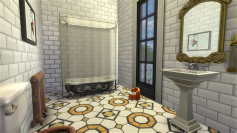 Victorian Bathroom — Sims 4 Pink Victorian House Making It Lovely