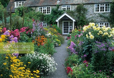 Cottage Garden Path Stock Photo By Jerry Harpur Image 0125720