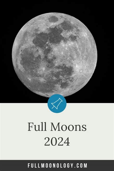 Full Moon 2024 Calendar With 12 Full Moons Fullmoonology