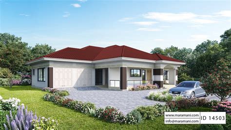 Such homes provides plenty of square footage , with enough and more spaces. 4 Bedroom House Plan - ID 14503 | Modern bungalow house ...