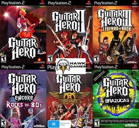 Coleção Jogos Guitar Hero Ps2 Mercadolivre