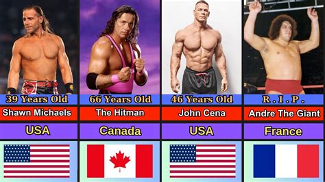 Top 100 Wwe Wrestlers Of All Time How Many Of Them Can You Remember