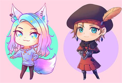 Draw Cute Chibi Character By Susabii Fiverr