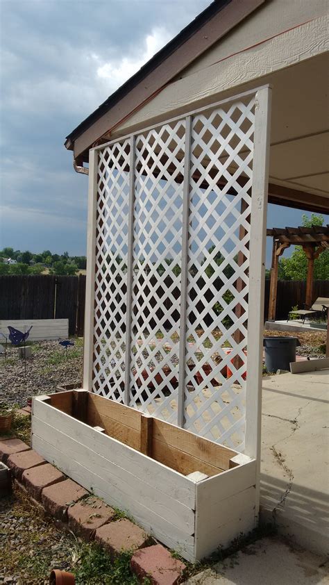 Diy Planter Box With Privacy Screen Diy House Plans App