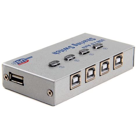 Usb 20 Adapter Automatic Electronic Splitter Computer Printer Sharing