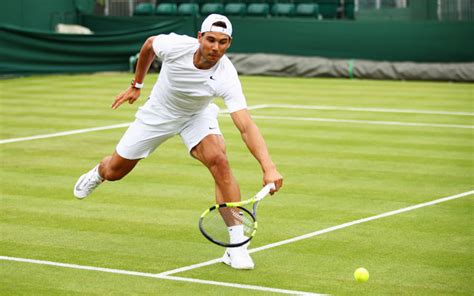 Since 2001, the wimbledon courts have been sown with 100% rye grass. Low and slow Wimbledon grass makes 'Rafa as much a ...