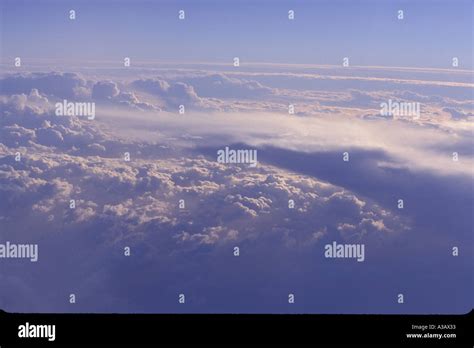 sky blue white cotton heaven high metherology weather climate change