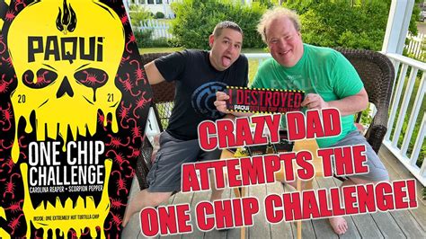 Crazy Dad Attempts The Paqui One Chip Challenge Youtube
