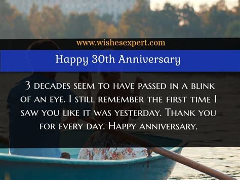 Happy 30th Anniversary Wishes And Quotes With Images