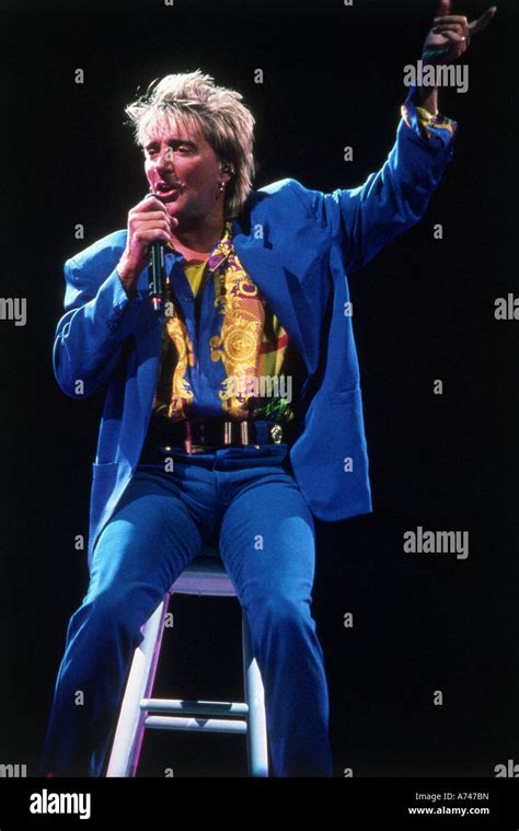 Rod Stewart Uk Rock Singer Stock Photo Alamy