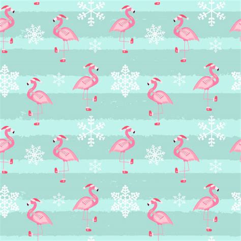 Christmas Flamingo Illustrations Royalty Free Vector