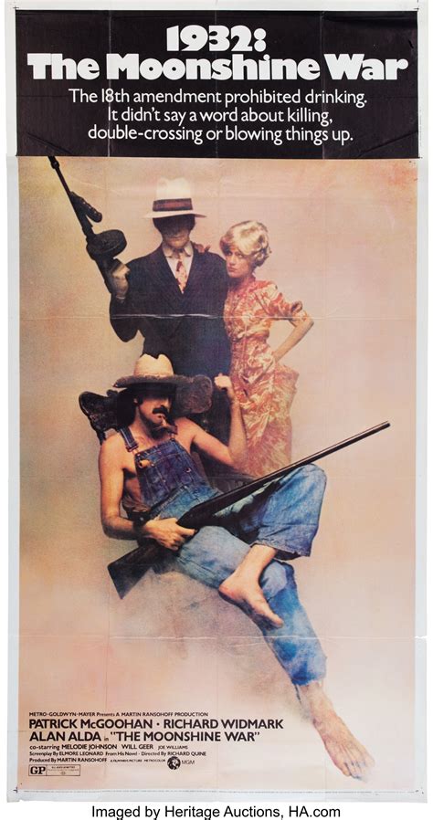 Moonshine War Movie Poster Filmways 1970 Memorabilia Poster