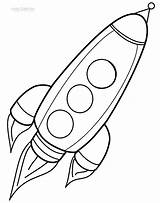 Rocket Coloring Ship Printable sketch template
