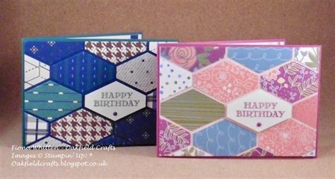 Oakfield Crafts Patchwork Cards Cards Handmade Punch Cards