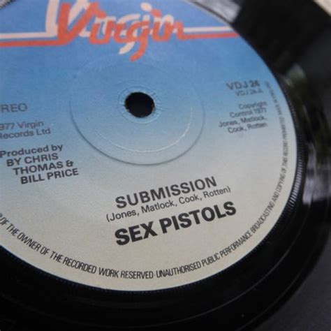 Sex Pistols Submission Rare One Sided Virgin Vdj 24 Uk