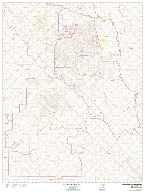 Houston Zip Code Map Georgia Houston County Zip Codes