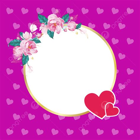 Twibbon Social Media White Transparent Happy Valentine Day Twibbon For
