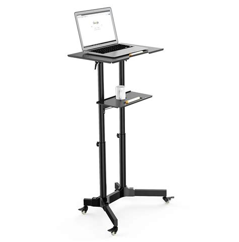 Standing desks desks for home desks for office children's desks laptop tables. Mobile Laptop Desk Cart Height and Angle Adjustable Tilt ...