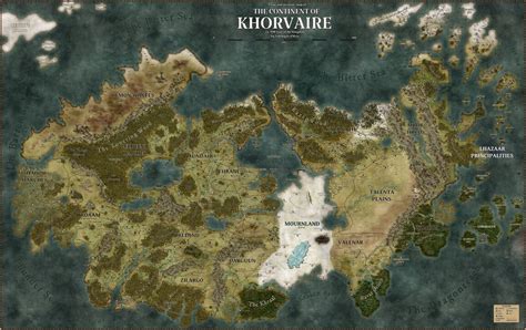 A True And Accurate Map Of Khorvaire Eberron Revisited Reberron