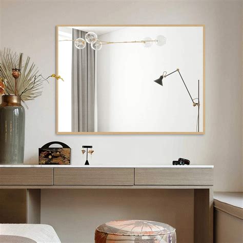 Wall Mounted Mirror Reflecting Beauty And Style