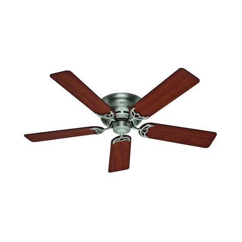 Compare click to add item hunter® warrant 70 noble bronze indoor integrated led ceiling fan to the compare list. 52-Inch Hunter Fan Low Profile III Antique Pewter Ceiling ...