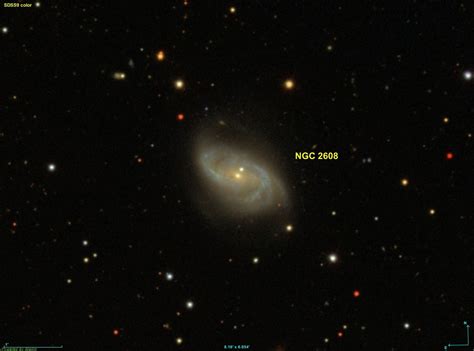 Also called arp 12, it's about 62,000 light years across, smaller than the milky way by a fair margin. NGC 2608 — Wikipédia