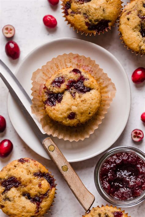 In a mixing bowl, whisk eggs, milk, sugars, and aromatics. Swirled cranberry cornbread muffins | Recipe | Cranberry ...