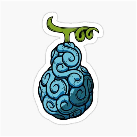 One Piece Devil Fruit Gura Gura Sticker For Sale By Fat Tees