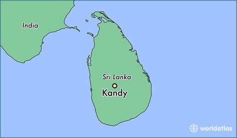 Where Is Kandy Sri Lanka Kandy Central Map