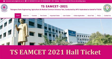 Ts eamcet 2021 exam was conducted on august 4, 5, and 6 for engineering, and on august 9 and 10 for agriculture and medical courses. TS EAMCET 2021 Hall Ticket Download Date, Manabadi @eamcet ...