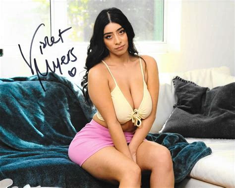Violet Myers Adult Video Star Signed Hot X Photo Autographed Proof