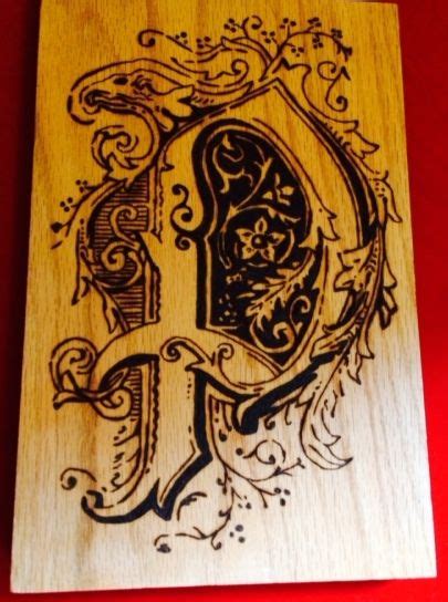 Ornate Letter P By Janis Purdy Pyrography Purdy Tribal Tattoos