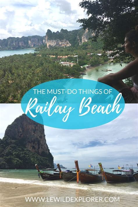 Must Do Of Railay Beach Krabi Province Thailand Railay Beach
