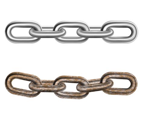 Realistic Steel Chains 2 Pieces Set 477954 Vector Art At Vecteezy