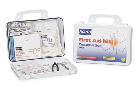 First Aid Kit Kit Plastic Workplace 25 People Served Per Kit Grainger