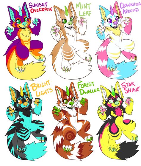 Digital Fursona Character Adopts! Art & Collectibles Drawing