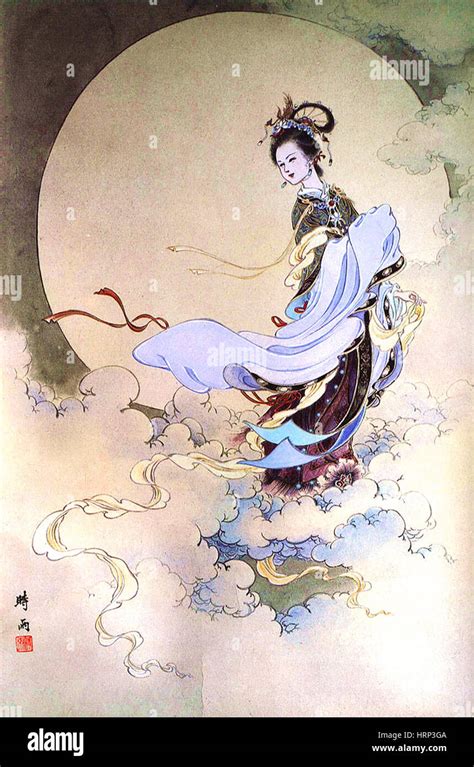 Change Chinese Moon Goddess Stock Photo Alamy