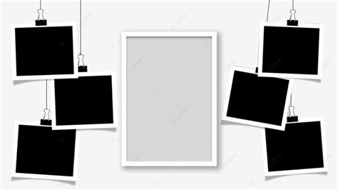 Hanging Photo Frame Collage Square 7 Photo Photo Collage Hanging
