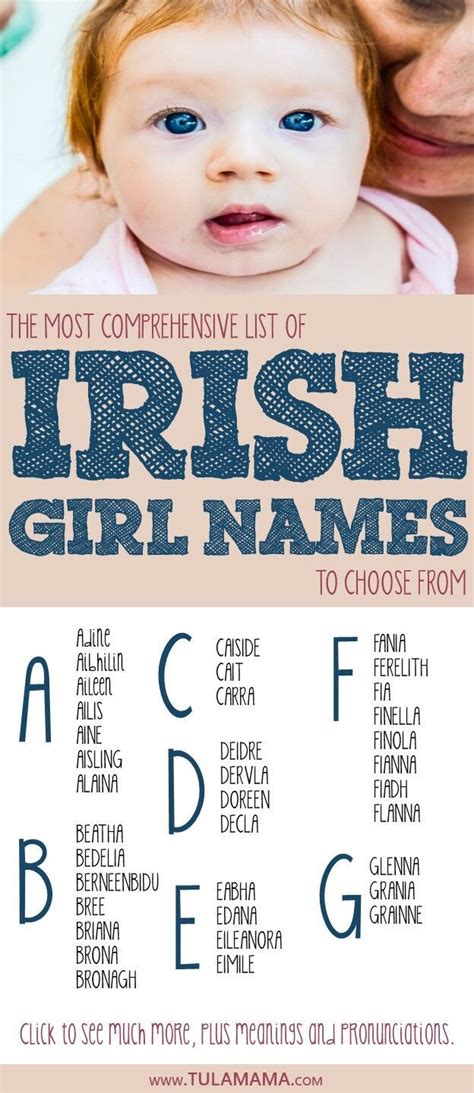 Most Comprehensive List Of Irish Names To Choose From Irish Names